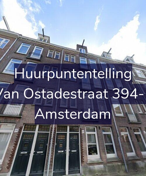 Foto gevel Huurpuntentelling voor Van Ostadestraat 394-1, Amsterdam