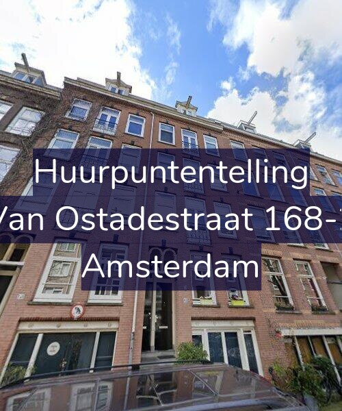 Foto gevel Huurpuntentelling voor Van Ostadestraat 168-2, Amsterdam