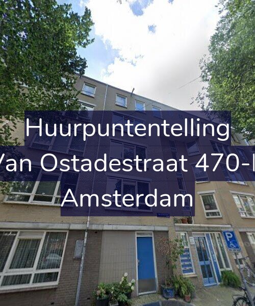 Foto gevel Huurpuntentelling voor Van Ostadestraat 470-B, Amsterdam