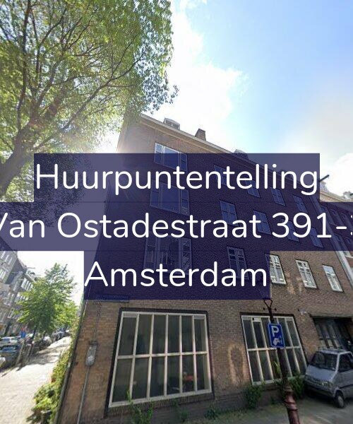 Foto gevel Huurpuntentelling voor Van Ostadestraat 391-3, Amsterdam