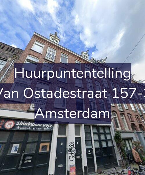 Foto gevel Huurpuntentelling voor Van Ostadestraat 157-3, Amsterdam