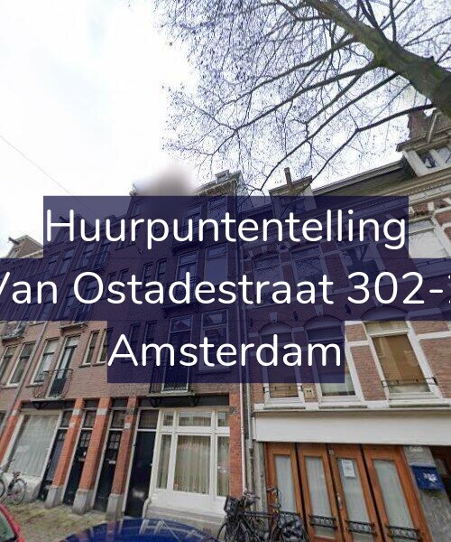Foto gevel Huurpuntentelling voor Van Ostadestraat 302-2, Amsterdam