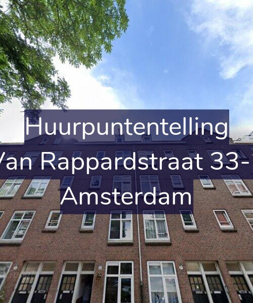 Foto gevel Huurpuntentelling voor Van Rappardstraat 33-2, Amsterdam
