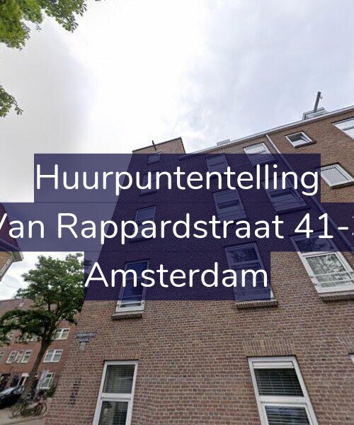 Foto gevel Huurpuntentelling voor Van Rappardstraat 41-3, Amsterdam
