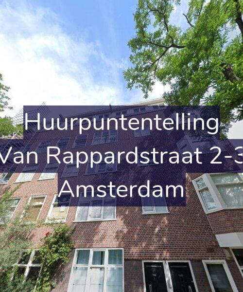 Foto gevel Huurpuntentelling voor Van Rappardstraat 2-3, Amsterdam