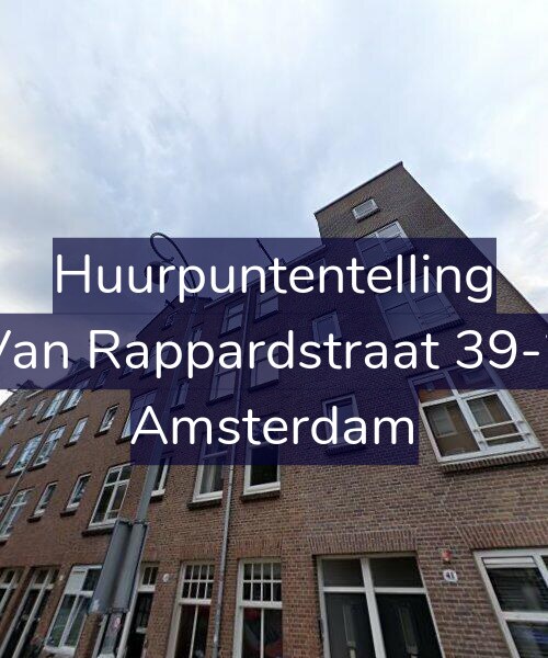 Foto gevel Huurpuntentelling voor Van Rappardstraat 39-2, Amsterdam