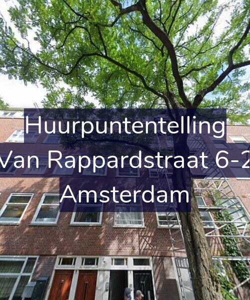 Foto gevel Huurpuntentelling voor Van Rappardstraat 6-2, Amsterdam