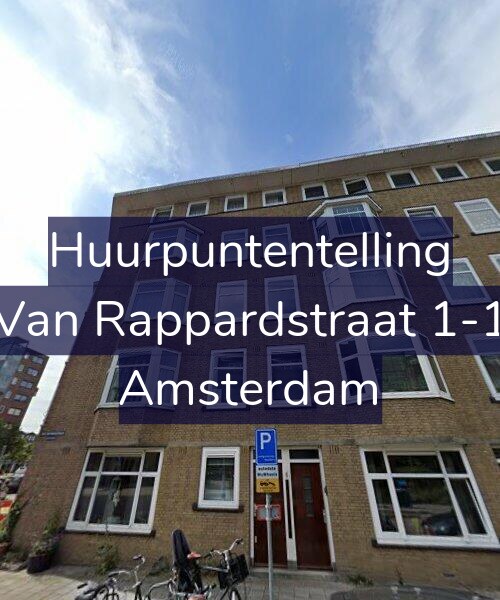Foto gevel Huurpuntentelling voor Van Rappardstraat 1-1, Amsterdam