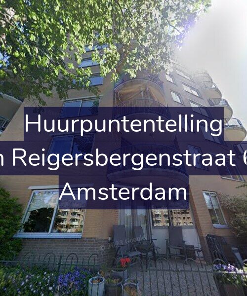 Foto gevel Huurpuntentelling voor Van Reigersbergenstraat 642, Amsterdam