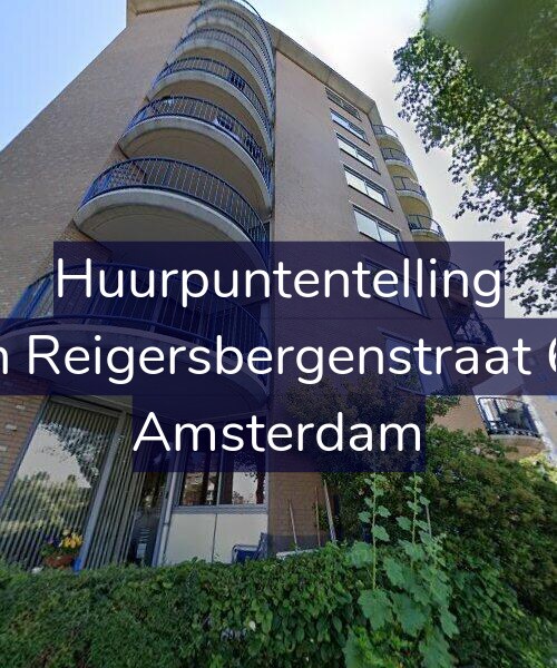 Foto gevel Huurpuntentelling voor Van Reigersbergenstraat 630, Amsterdam