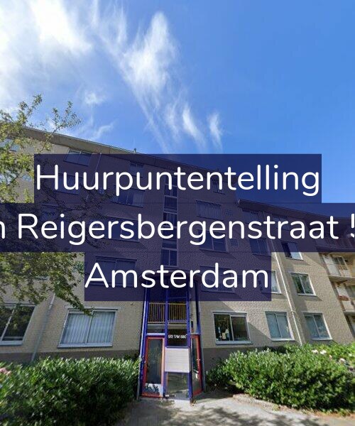 Foto gevel Huurpuntentelling voor Van Reigersbergenstraat 590, Amsterdam