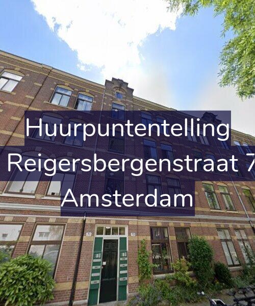 Foto gevel Huurpuntentelling voor Van Reigersbergenstraat 71-1, Amsterdam