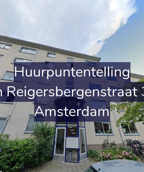 Foto gevel Huurpuntentelling voor Van Reigersbergenstraat 382, Amsterdam