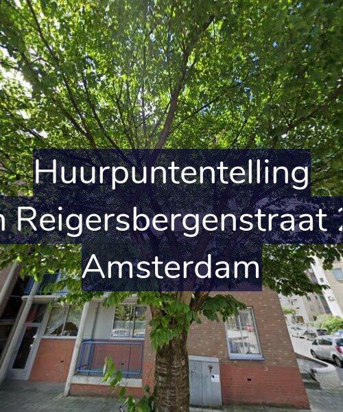 Foto gevel Huurpuntentelling voor Van Reigersbergenstraat 252, Amsterdam