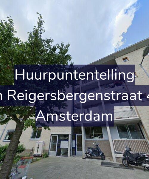 Foto gevel Huurpuntentelling voor Van Reigersbergenstraat 408, Amsterdam