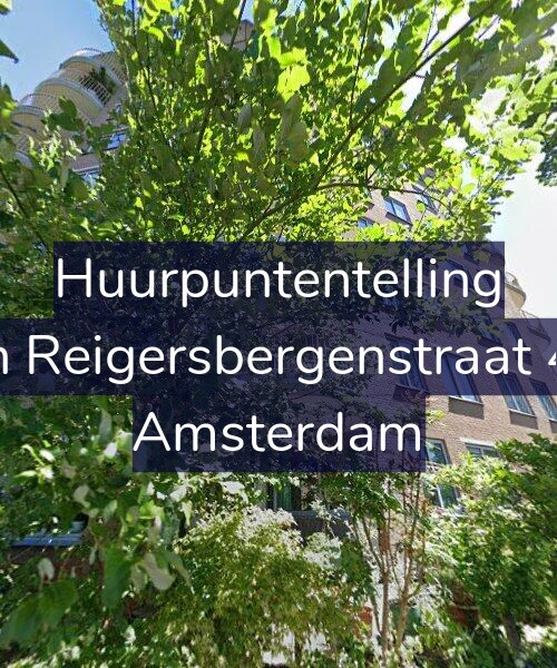 Foto gevel Huurpuntentelling voor Van Reigersbergenstraat 492, Amsterdam