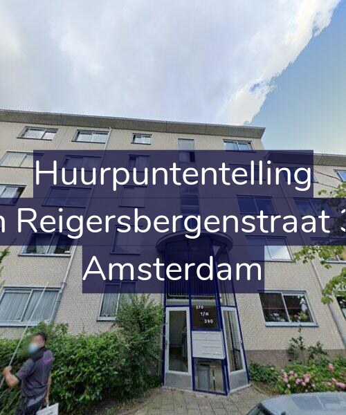 Foto gevel Huurpuntentelling voor Van Reigersbergenstraat 378, Amsterdam