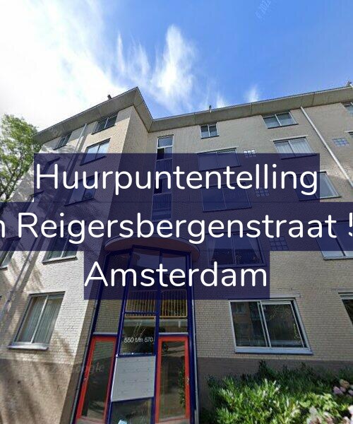 Foto gevel Huurpuntentelling voor Van Reigersbergenstraat 566, Amsterdam