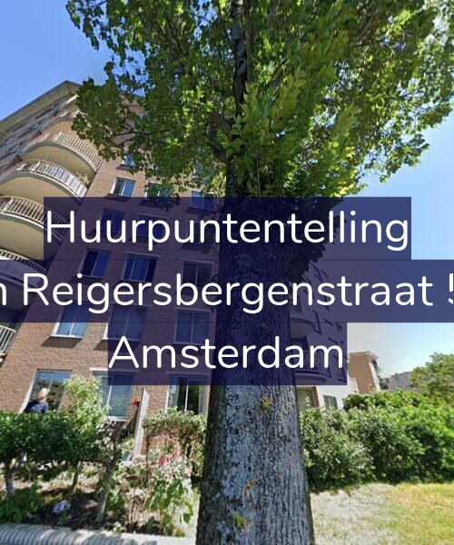 Foto gevel Huurpuntentelling voor Van Reigersbergenstraat 532, Amsterdam