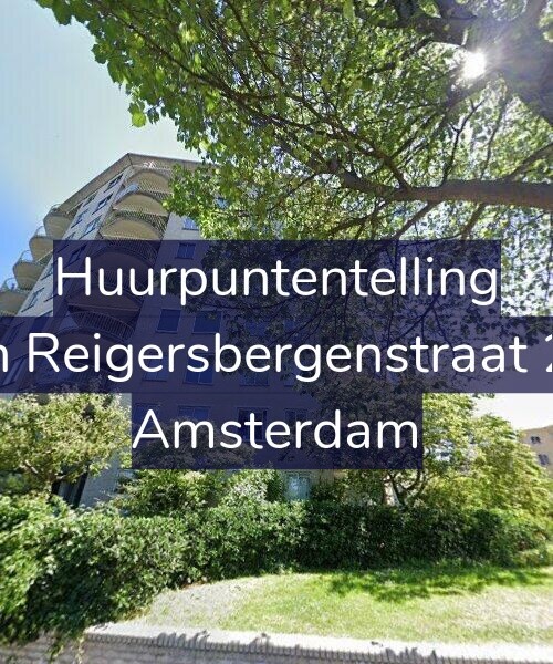 Foto gevel Huurpuntentelling voor Van Reigersbergenstraat 226, Amsterdam