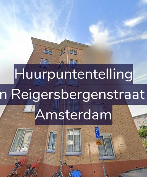 Foto gevel Huurpuntentelling voor Van Reigersbergenstraat 80, Amsterdam