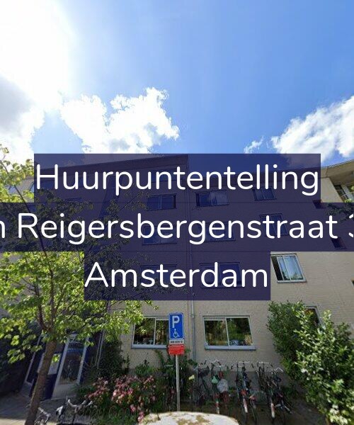 Foto gevel Huurpuntentelling voor Van Reigersbergenstraat 390, Amsterdam