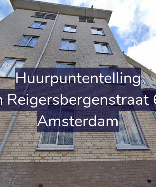 Foto gevel Huurpuntentelling voor Van Reigersbergenstraat 698, Amsterdam