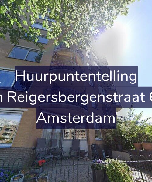 Foto gevel Huurpuntentelling voor Van Reigersbergenstraat 658, Amsterdam