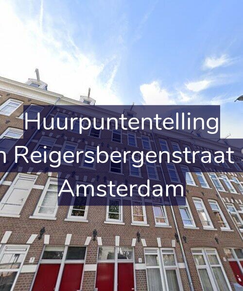 Foto gevel Huurpuntentelling voor Van Reigersbergenstraat 9-2, Amsterdam