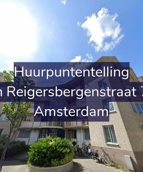 Foto gevel Huurpuntentelling voor Van Reigersbergenstraat 754, Amsterdam