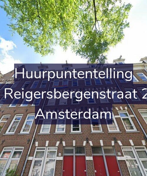 Foto gevel Huurpuntentelling voor Van Reigersbergenstraat 23-2, Amsterdam