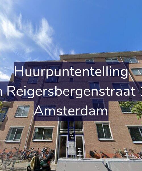 Foto gevel Huurpuntentelling voor Van Reigersbergenstraat 138, Amsterdam