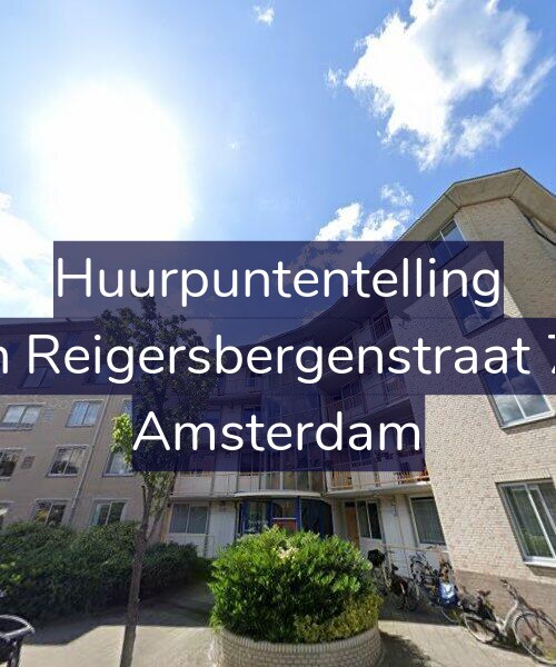 Foto gevel Huurpuntentelling voor Van Reigersbergenstraat 738, Amsterdam