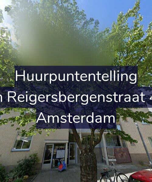 Foto gevel Huurpuntentelling voor Van Reigersbergenstraat 472, Amsterdam