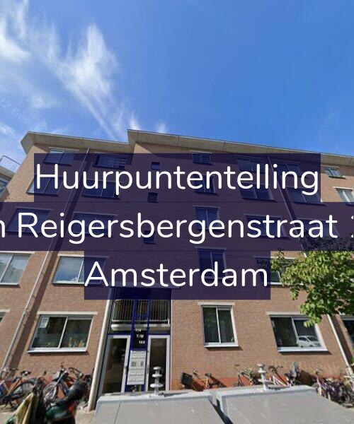 Foto gevel Huurpuntentelling voor Van Reigersbergenstraat 132, Amsterdam