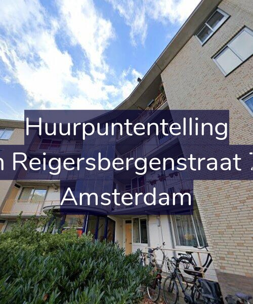 Foto gevel Huurpuntentelling voor Van Reigersbergenstraat 750, Amsterdam