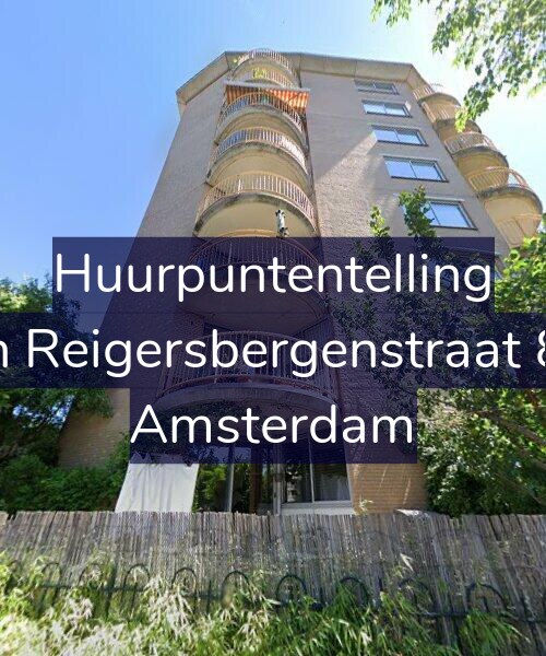 Foto gevel Huurpuntentelling voor Van Reigersbergenstraat 818, Amsterdam