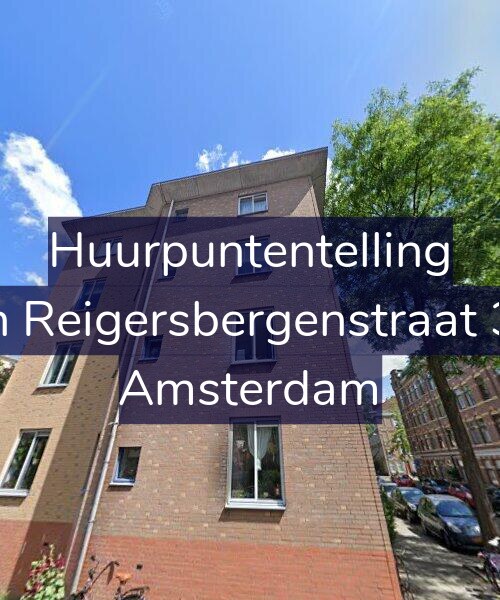 Foto gevel Huurpuntentelling voor Van Reigersbergenstraat 346, Amsterdam