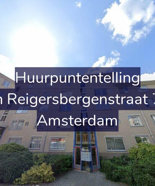Foto gevel Huurpuntentelling voor Van Reigersbergenstraat 720, Amsterdam