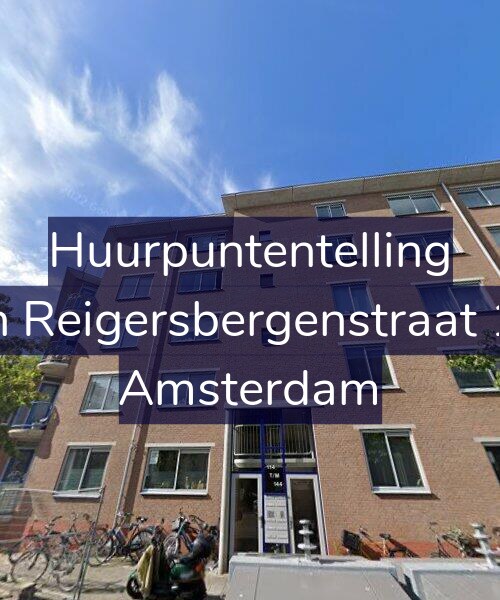 Foto gevel Huurpuntentelling voor Van Reigersbergenstraat 142, Amsterdam