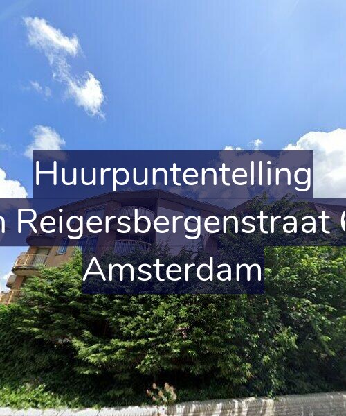 Foto gevel Huurpuntentelling voor Van Reigersbergenstraat 604, Amsterdam