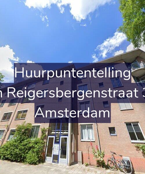 Foto gevel Huurpuntentelling voor Van Reigersbergenstraat 322, Amsterdam