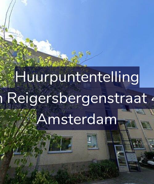 Foto gevel Huurpuntentelling voor Van Reigersbergenstraat 442, Amsterdam