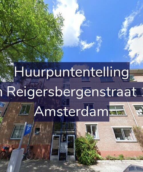 Foto gevel Huurpuntentelling voor Van Reigersbergenstraat 168, Amsterdam