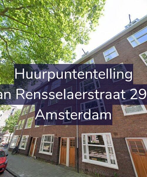 Foto gevel Huurpuntentelling voor Van Rensselaerstraat 29-1, Amsterdam