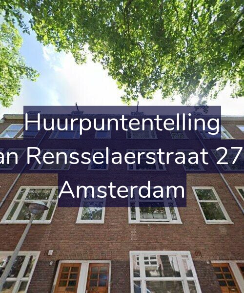 Foto gevel Huurpuntentelling voor Van Rensselaerstraat 27-3, Amsterdam