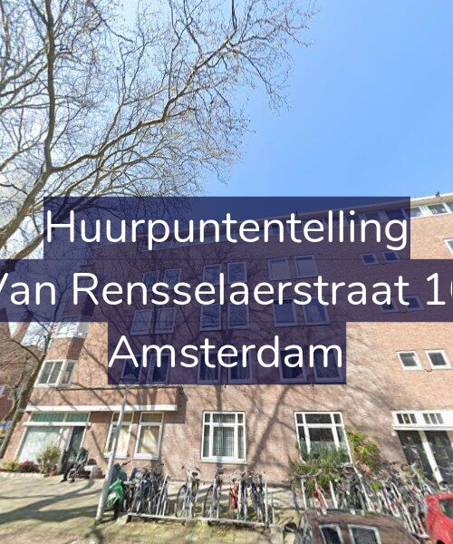 Foto gevel Huurpuntentelling voor Van Rensselaerstraat 10, Amsterdam