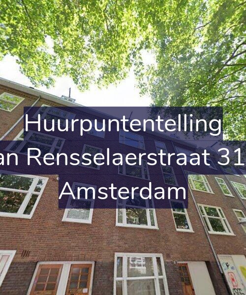 Foto gevel Huurpuntentelling voor Van Rensselaerstraat 31-2, Amsterdam