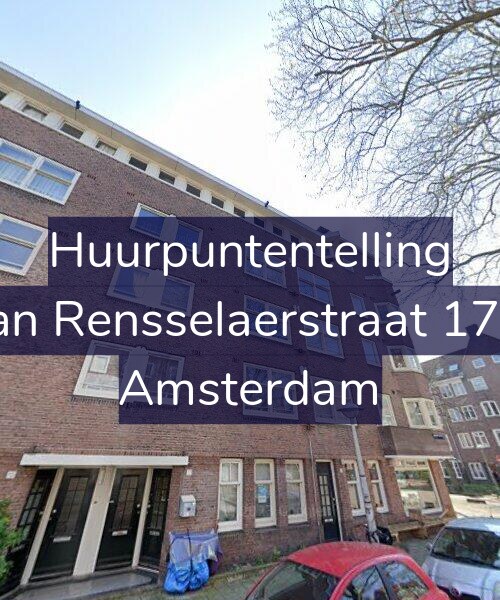 Foto gevel Huurpuntentelling voor Van Rensselaerstraat 17-1, Amsterdam