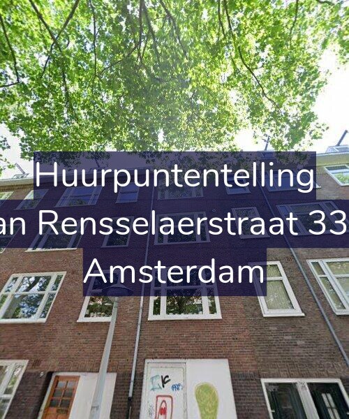 Foto gevel Huurpuntentelling voor Van Rensselaerstraat 33-3, Amsterdam